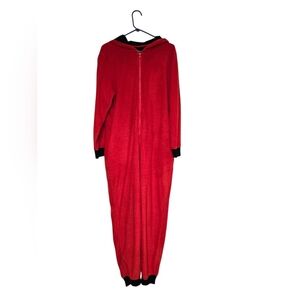 Xhilaration Red Sleepwear with Black Zipper